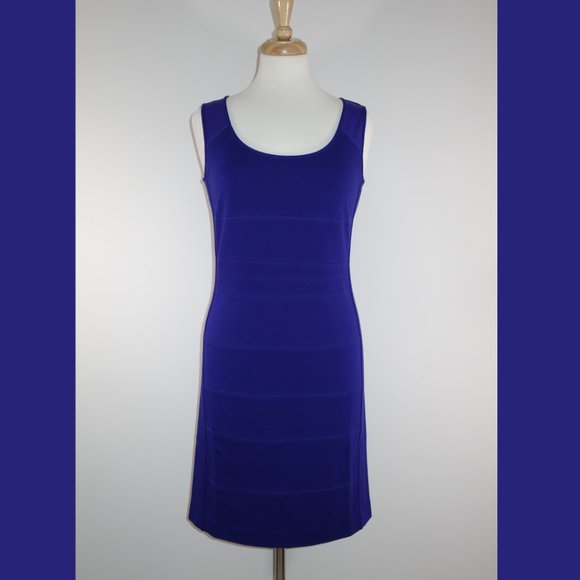 Cluny Royal Blue Paneled Tank Dress - Size 6 - Picture 1 of 15